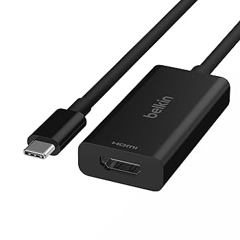 MacBook Air13.3インチ　belkinコネクタ付 Amazon.co.jp: Belkin USB-C to HDMI変換アダプター HDMI2.1 8K